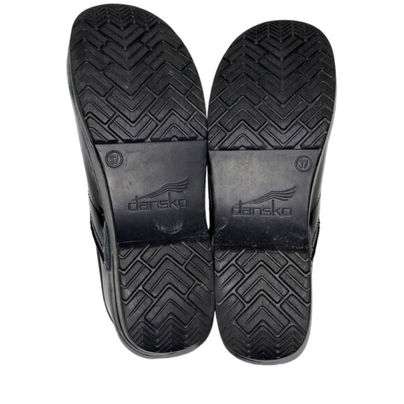 Dansko Women's Metallic Gray Slip On Clog Mules Nursing Shoe Size 37 US Size 6.5 - Picture 6 of 8